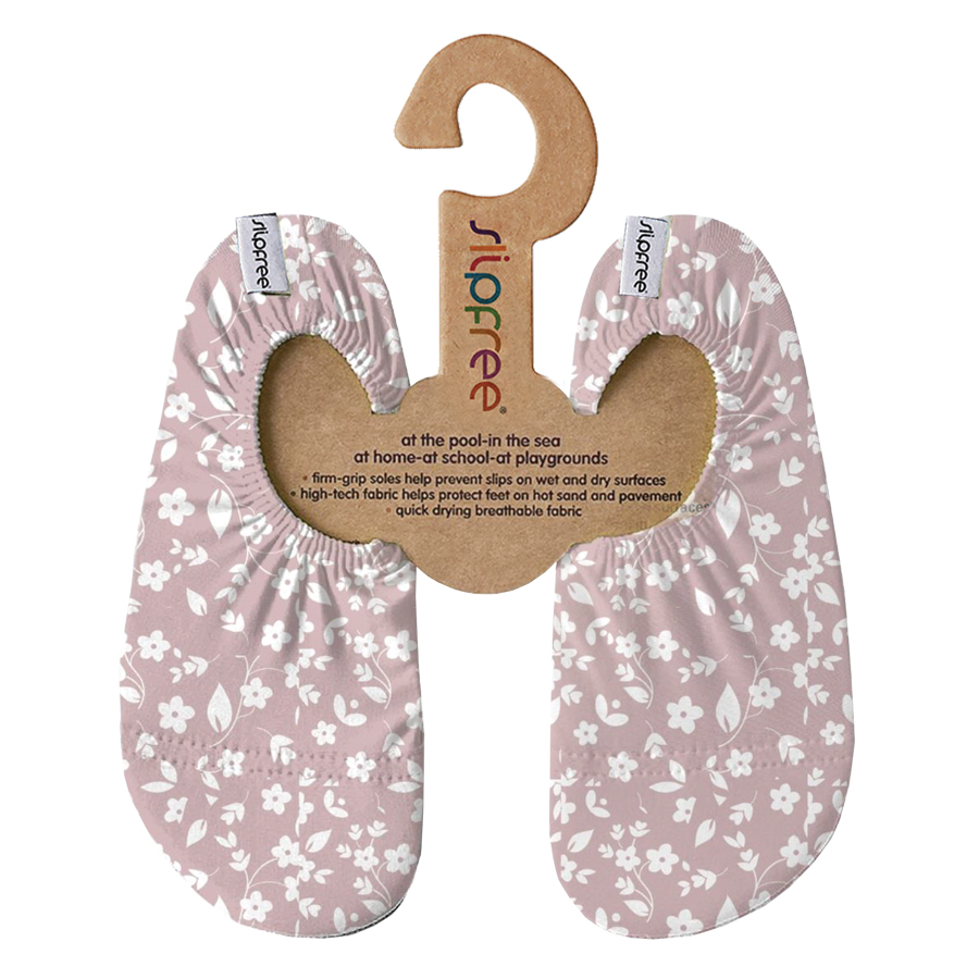 Slipfree Childrens Rose Flower Shoe front