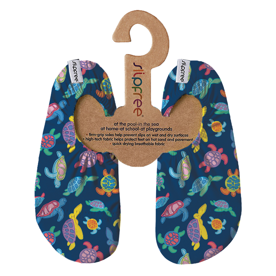 Slipfree Childrens Turtles Shoe front